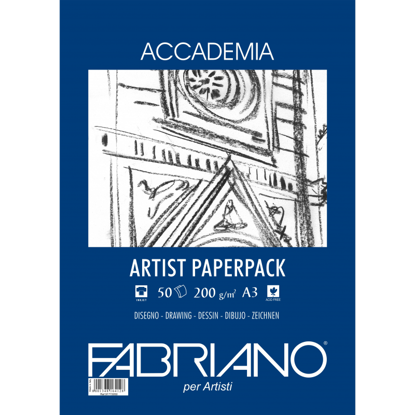 Picture of Fabriano Accademia Artist Paperpack, 200gr