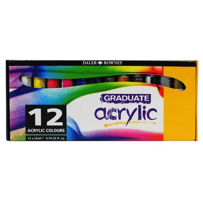 Picture of Graduate acrylic colours Set 12x22ml
