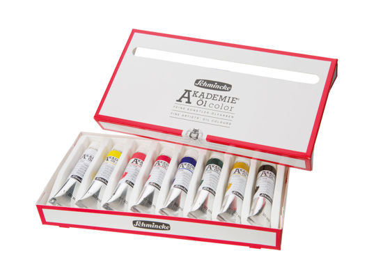 Picture of AKADEMIE® Oil cardboard set 8 x 20ml