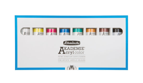 Picture of AKADEMIE® Acryl cardboard set 8 x 60ml