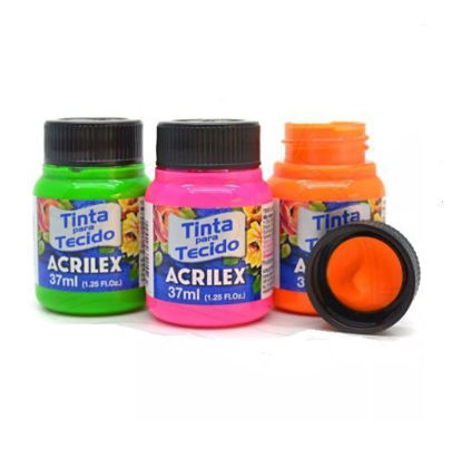 Picture of Acrilex Fabric Paint Fluo 37ml