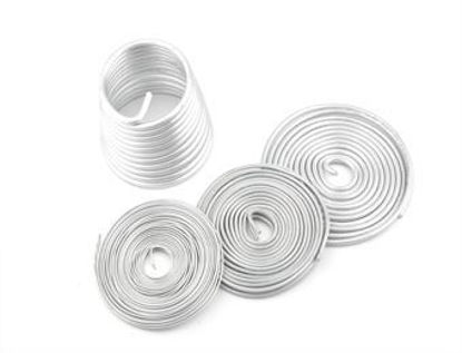 Picture of Armature wire in flexible aluminium 3,17mm x 609cm