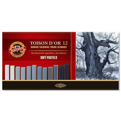 Picture of TOISON D'OR Grey Tones, 12 pcs