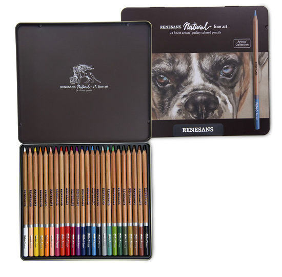 Picture of Color Pencils Natural Renesas, Set 24 pcs